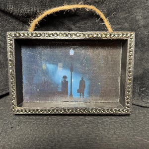 Exorcist Horror Bedazzled Glow in the Dark Shadow Box Wall Decor