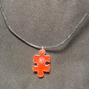 Jigsaw Saw Movie Puzzle Piece Necklace