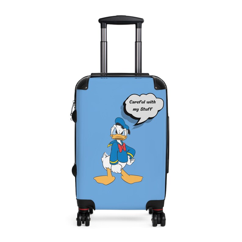 Donald Duck Suitcase All Sizes Suitcases Disney Suitcase Etsy