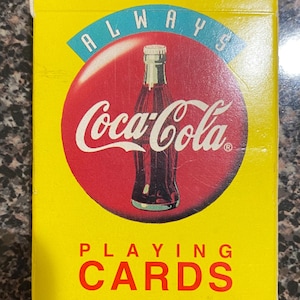 Vintage 1994 Coca Cola Playing Cards