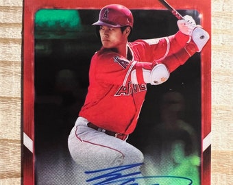 Shohei Othani 2018 Orange Autograph Facsimile RP Rookie Card (Batting) Mint Condition