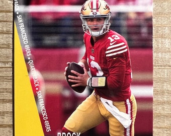 Brock Purdy 2022 Hot Shot Prospects Rookie Card San Francisco 49ers Mint Condition