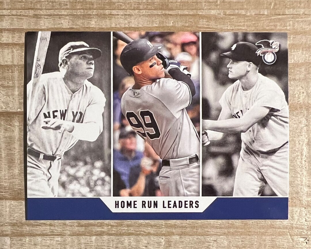 Aaron Judge, Babe Ruth, Roger Maris New York Yankees Home Run Leaders