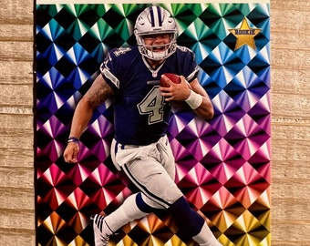 Dak Prescott 2016 Star Rookie Prism Style Rookie Card Dallas Cowboys Mint Condition