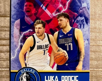 Luka Doncic 2018 Gold Rookie Card Blue Variant Dallas Mavericks Mint Condition