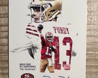 Brock Purdy 2022 Autograph Express Auto Facsimile Rookie Card San Francisco 49ers Mint Condition