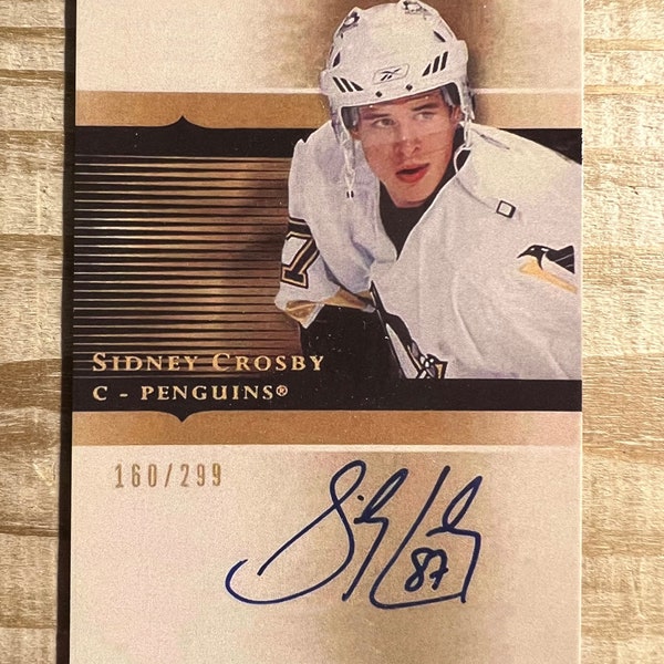 Sidney Crosby 2006 Autograph Facsimile Rookie RP Card Pittsburgh Penguins Mint Condition