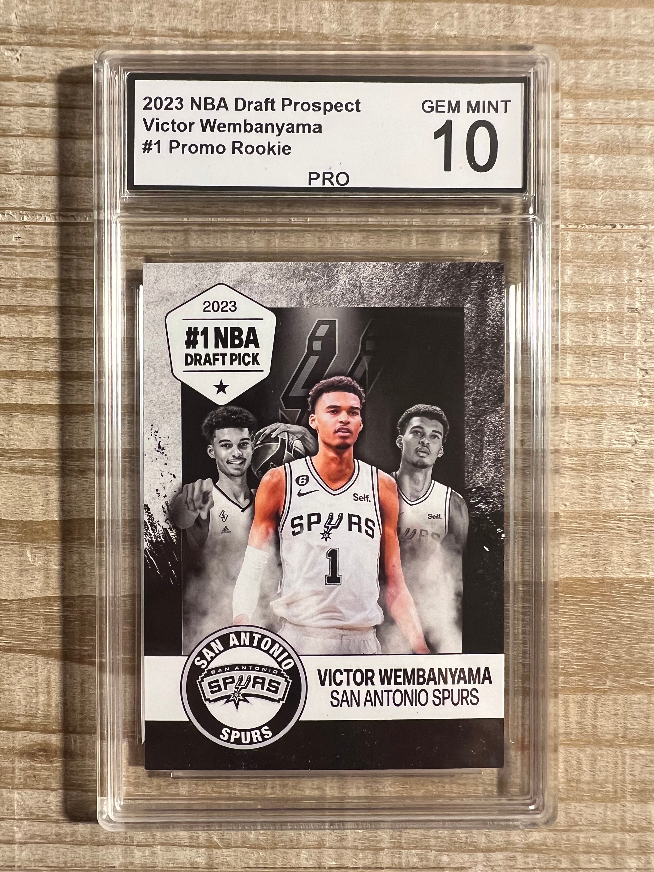  2023#1 NBA Draft Pick VICTOR WEMBANYAMA Custom Made Basketball  Novelty Rookie Card - San Antonio Spurs - (Unbranded Novelty Card) :  Collectibles & Fine Art