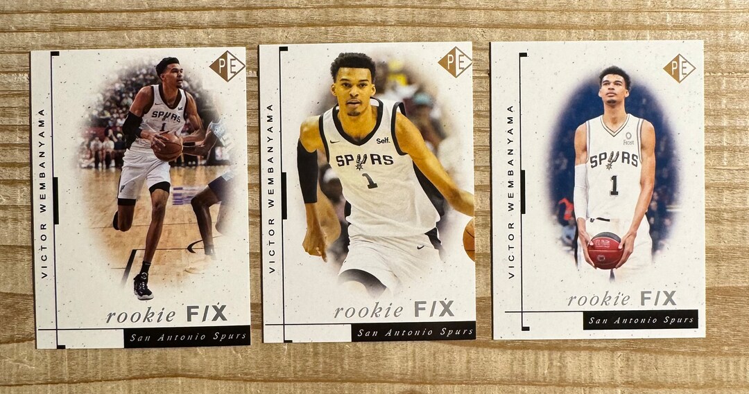 Iha Rookie F Pattern Victor Wembanyama 2023 Rookie Lot of 3 Prospectors Edge Rookie F/X ...