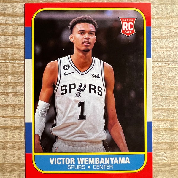 Victor Wembanyama 2023 "86" Style (White Jersey) San Antonio Rookie Card