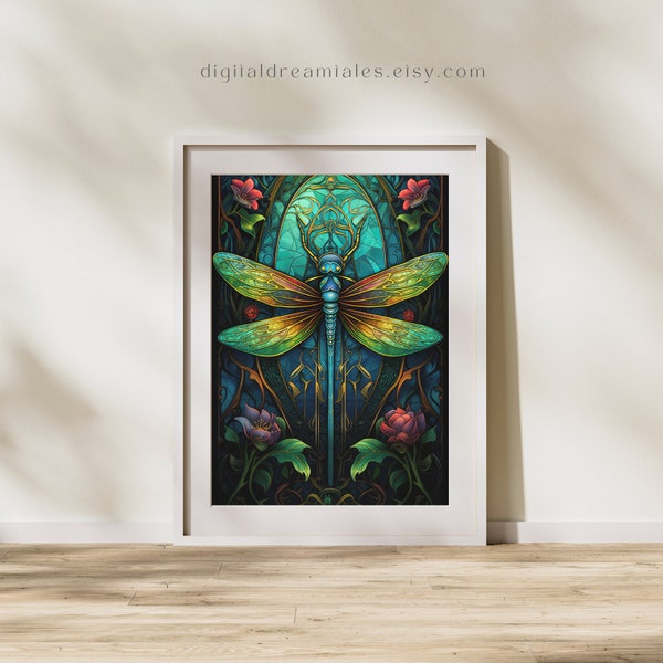 Dragonfly | Digital Art | Illustration | Digital Posters | Digital Print | 10