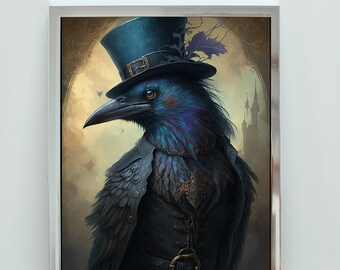 Raven | Digital Art | Illustration | Digital Poster | Digital Print