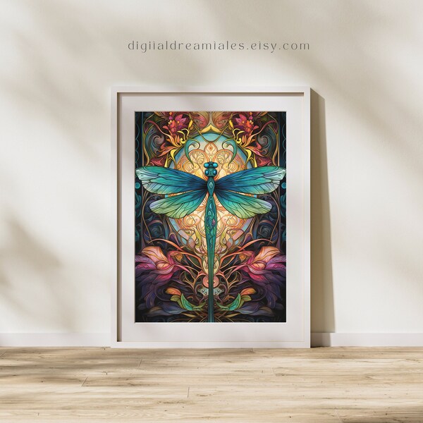 Dragonfly | Digital Art | Illustration | Digital Posters | Digital Print | 7