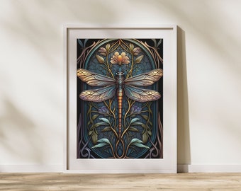 Dragonfly | Digital Art | Illustration | Digital Poster | Digital Print