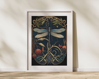 Dragonfly | Digital Art | Illustration | Digital Poster | Digital Print