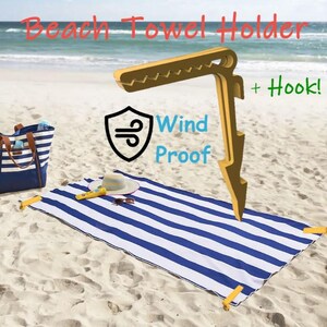 Beach Towel Holder Etsy Canada