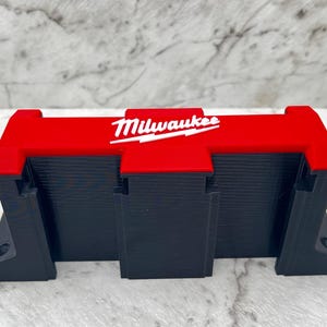 Milwaukee M18 Batterie 4x Packout Wandhalterung - (3D gedruckt)