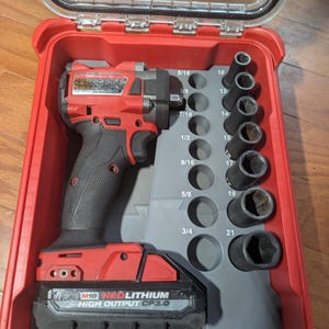 Milwaukee Packout-insats – M18 3/8" slag- och hylsnyckelhållare
