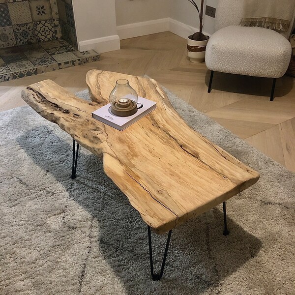 Live Edge Coffee Table - Etsy UK