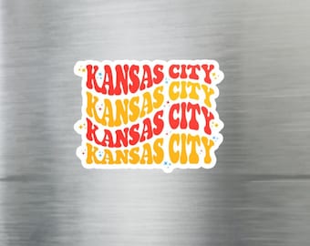 Adesivo resistente à água Groovy Kansas City