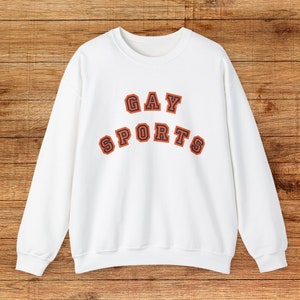 Gay Sport Sweatshirt, LGBTQ Sport Sweatshirt, Geschenk für Queere Freunde, Geschenk für Gay Freunde, PRIDE Sportliches Sweatshirt, Sportliches Gay Shirt