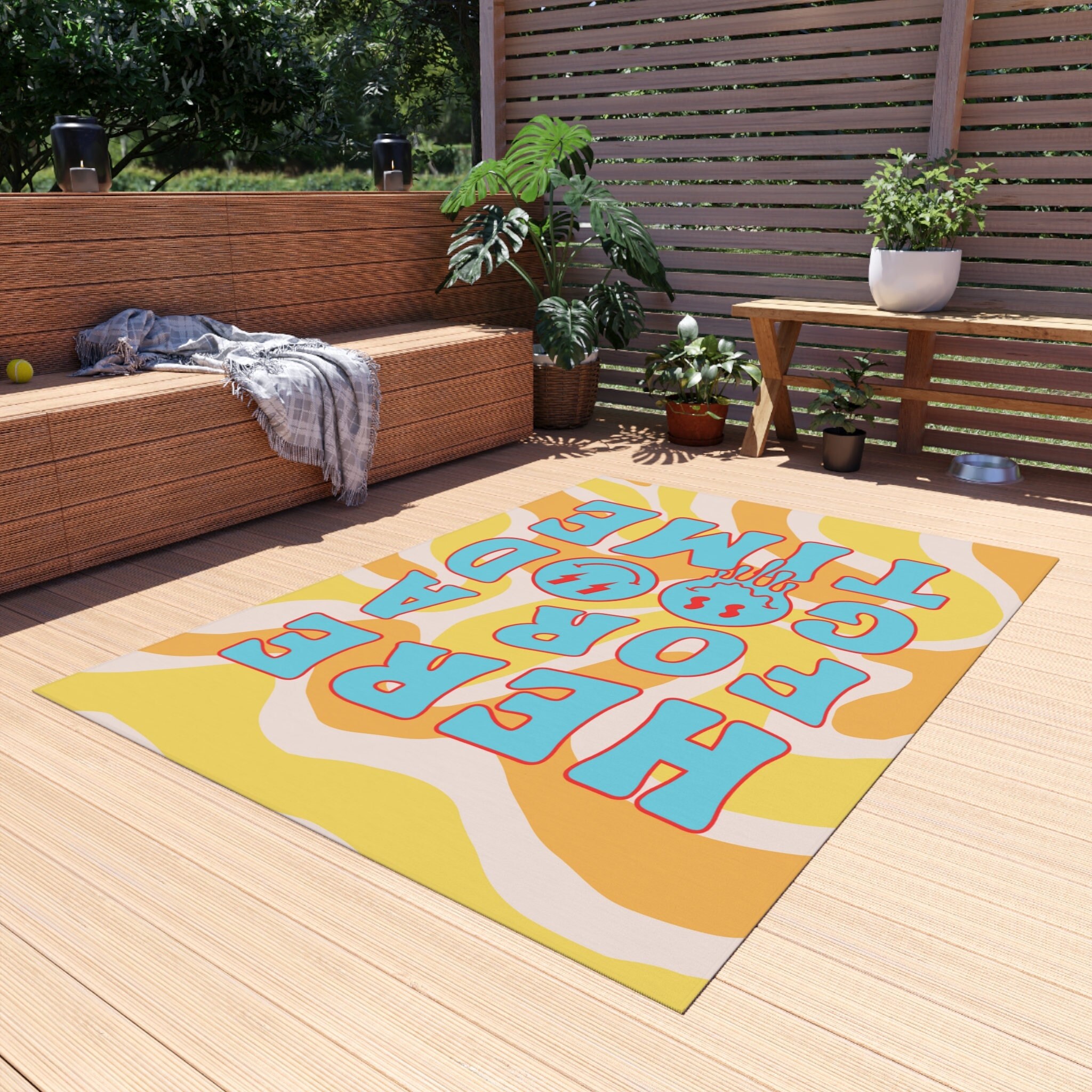 have a good time SIDE FRAME RUG