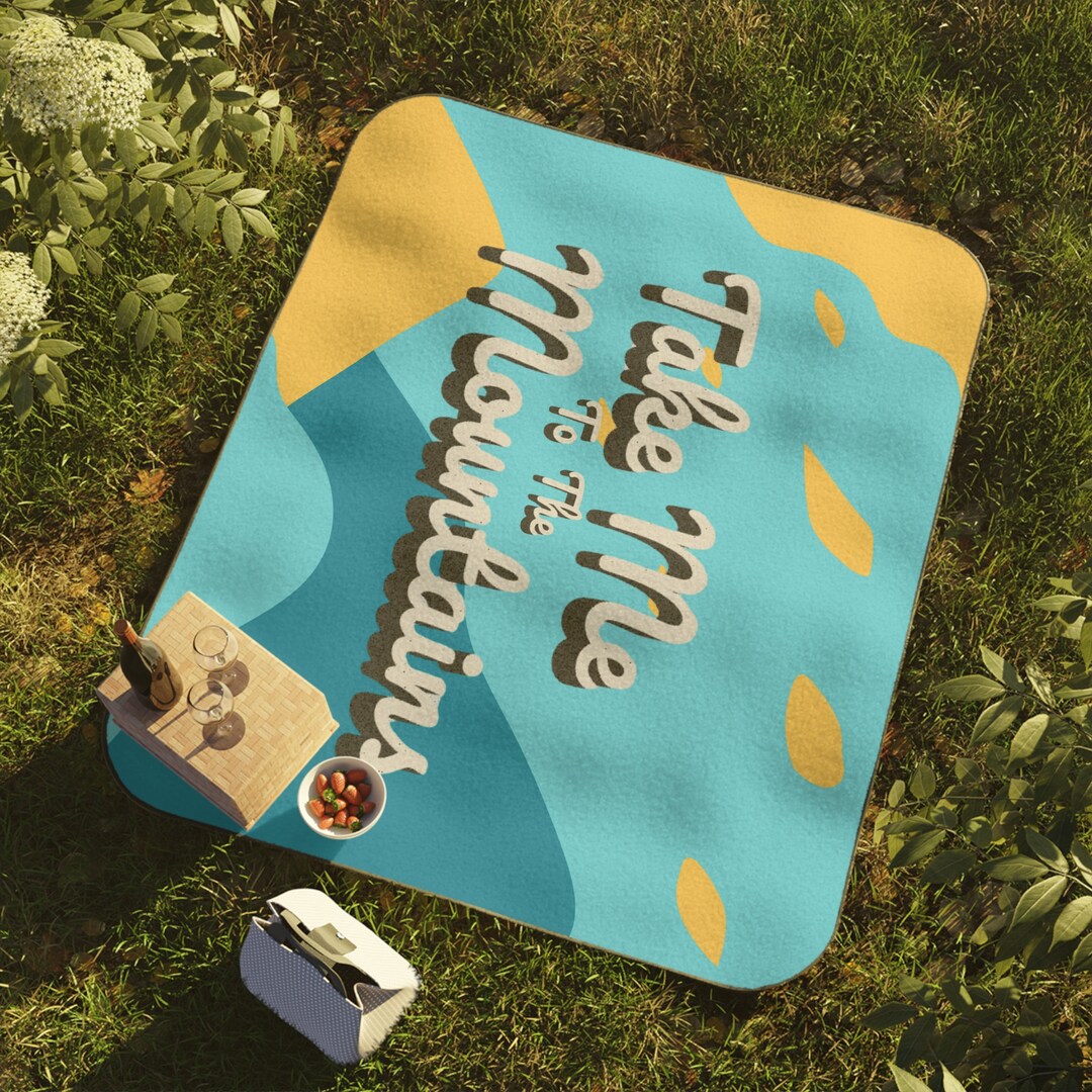 Picnic Blanket, Gifts for Hiking Couple, Waterproof Picnic Blanket