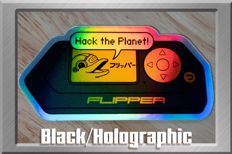 Flipper Zero Hack the Sticker Etsy