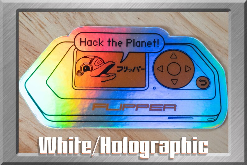 Flipper Zero Hack the Sticker Etsy