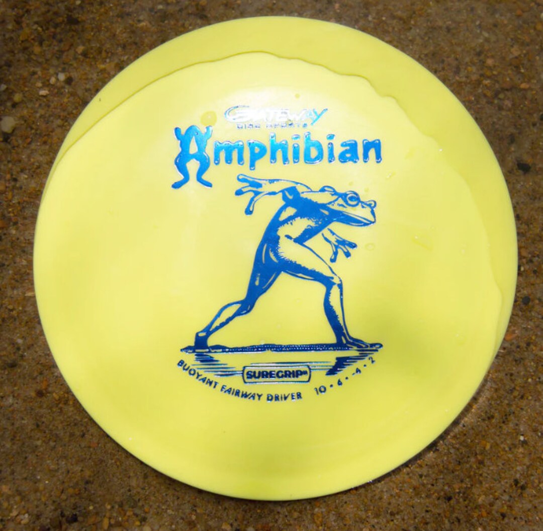 Amphibian Glow Floating Disc Golf Frisbee Golf Disc Glow in the Dark