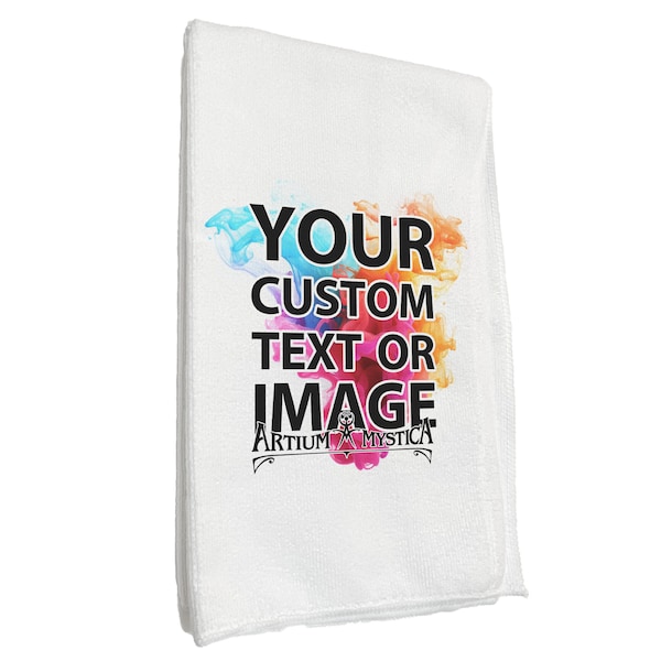 Custom Kitchen Hand Towel Gift - Add Your Own Photo, Text, Logo or Design! Graphic Design Service Available for a Bespoke Personalized Gift