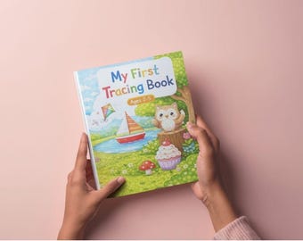 My First Tracing Book for Toddlers | Prewriting & Fine Motor Practice | Ages 2–5 | 24-Page Printable PDF