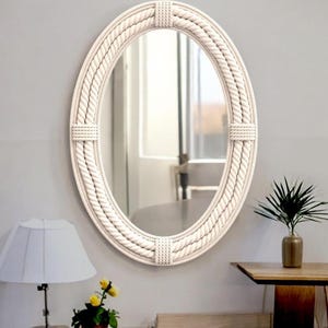Rustic Wall Mirror – Handmade Wood Mirror for Bathroom, Living Room & Entryway | Custom Sizes | Farmhouse Decor&quot; &quot;Farmhouse Wall Mirror