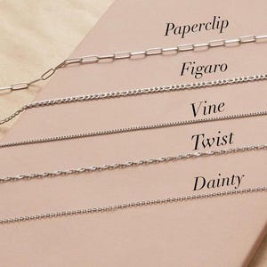 Stainless Steel Silver Chain Anklet, Gift for Her, Summer Jewelry, Silver Twist, Paperclip, Figaro Chain, Christmas Gift, Gift for Mom