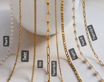 18K Gold Chain Bracelet • Figaro Chain Bracelet •Gift for Her • Link Chain Bracelet • Christmas Gift • Bracelet for Women • Waterproof