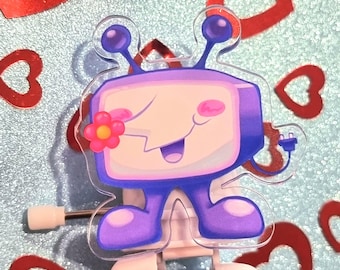 Mini robot Deltarune Wind-Up Tenna Tennaling