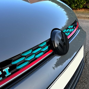 Beleuchtete Custom LOGO Sticker Emblem Aufkleber LED Auto Grill Licht 