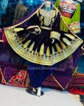 Gold charma with abchacan fabric/ afghan wedding dress product logo