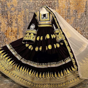 HANDMADE Afghan Kuchi Dress, Traditional Cultural Heritage Dress, One of Kind