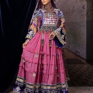 Afghan traditional Wedding gown