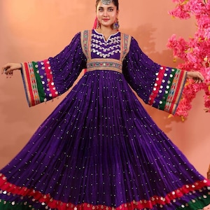 Traditional Afghan Dress Long afghan women Dress