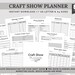 Craft Show Booth Planner Printable, Boho Craft Fair Booth Design ...