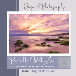 Breathtaking Sunset Picture - Vibrant Wall Art for Home Decoration