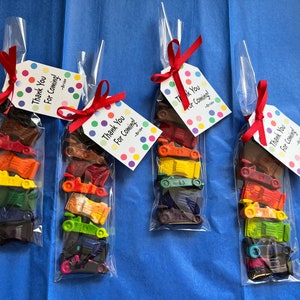 Car crayons party favor bags. birthday party favors race car party