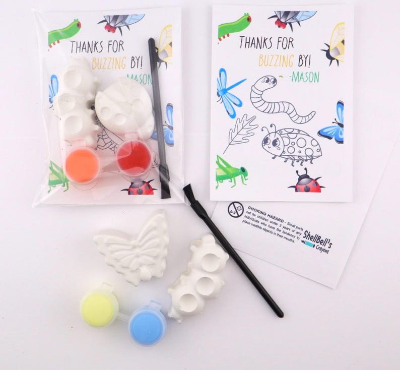 Plaster Insect Kit Bug Painting Party Favors for Kids – DIY Plaster Insect Craft Paint ...