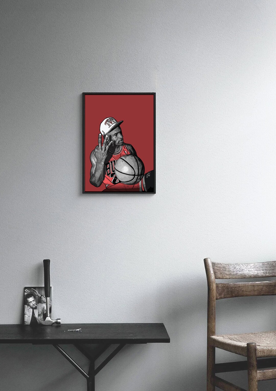 michael jordan autographed poster