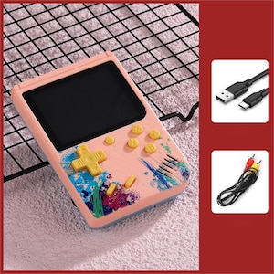 Consola de juegos portátil con 500 juegos clásicos integrados, juegos retro, portátil, para amantes de los juegos, nostálgico, juegos de los 90, para niños, regalo para