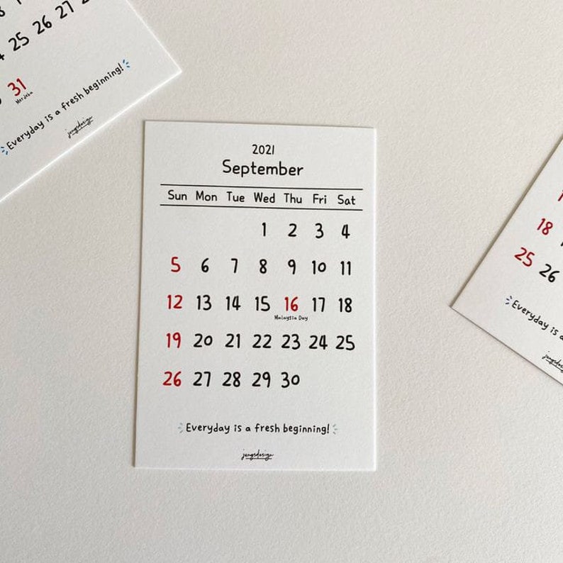 Polaroid 2023 Calender Printable Mini Calender Phonecase Etsy Canada