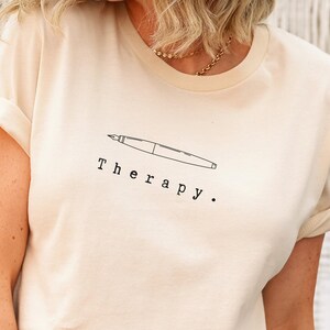 Art Therapy T-shirt, Writers T-shirt, Journaling, Gift For Writer, Gift for Artist, Artist Gift T-shirt, Art Teacher Gift, Art Lover Gift