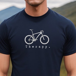 Cycling shirt, Cyclist shirt gift, Gift for cyclist, unique fathers day gift, Cycling Shirt, Birthday Minimalistic Bicycle Tee For Men